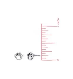Puppy Dog Paw Studs -Gift Promotion Store mk010261alt view3c