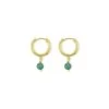 Opportunity Aventurine Hoops -Gift Promotion Store mk010274x