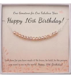 Happy 15th Birthday Card And Sterling Silver Necklace Jewelry Gift Set -Gift Promotion Store mk010349x 1