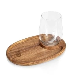 NFL Wine Appetizer Plate Set Of 4, Acacia Wood -Gift Promotion Store mk010791alt viewc