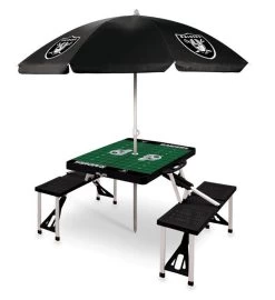 NFL Picnic Table Portable Folding With Seats & Umbrella 8 NFL Picnic Table Portable Folding With Seats & Umbrella -Gift Promotion Store mk010848x 1