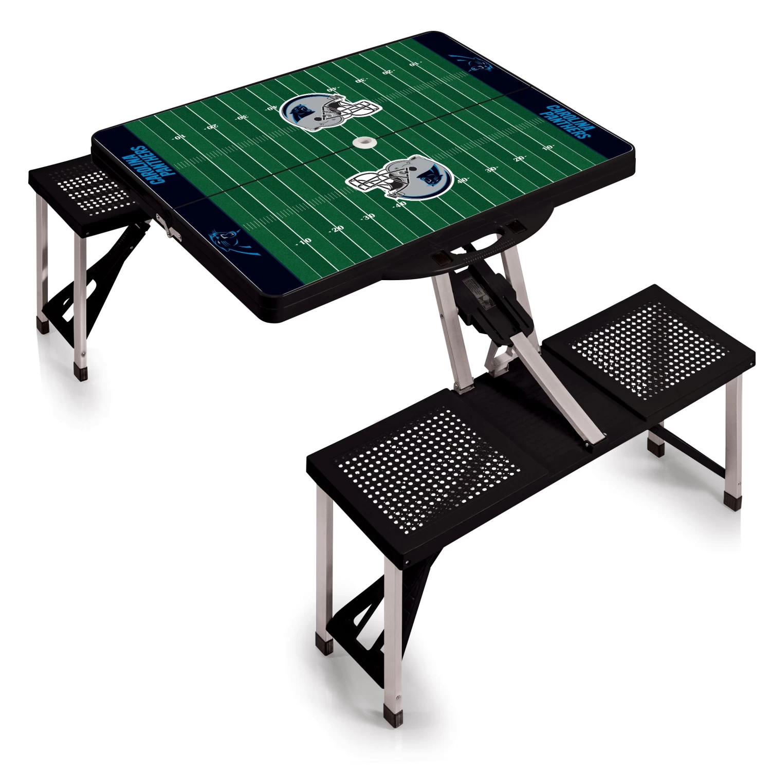 NFL Picnic Table Portable Folding With Seats & Umbrella 5 NFL Picnic Table Portable Folding With Seats & Umbrella - Image 3