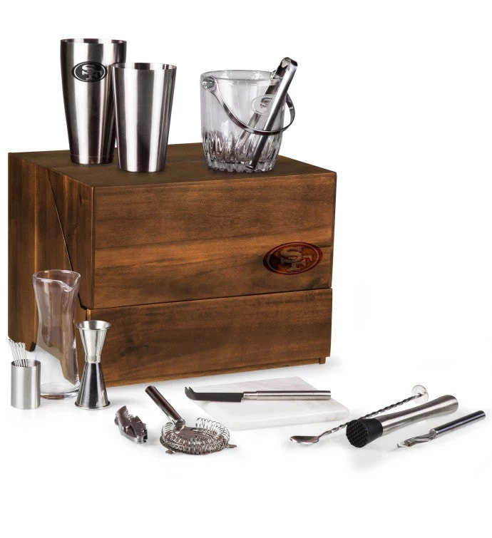 Madison Acacia Tabletop Bar Set, Acacia Wood 3 Madison Acacia Tabletop Bar Set, Acacia Wood