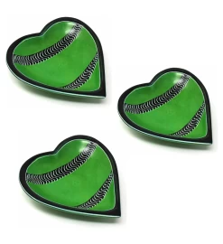 Small Soapstone Heart Bowls With Designs 7 Small Soapstone Heart Bowls With Designs -Gift Promotion Store mk011800x 2