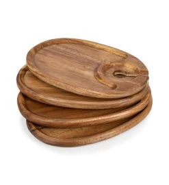 Wine Appetizer Plate Set Of 4 -Gift Promotion Store mk011886alt viewc