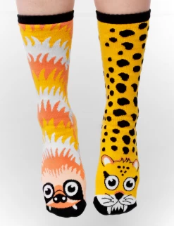 Sloth & Cheetah Pals Socks