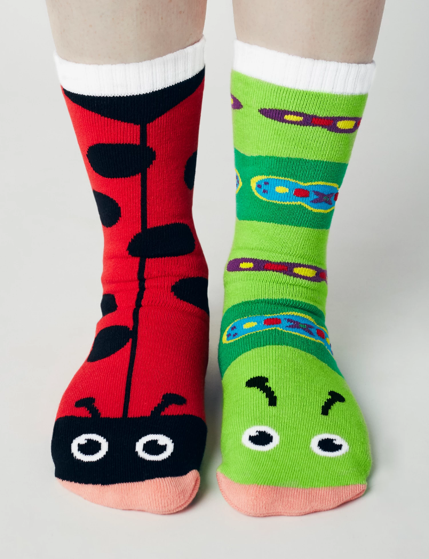 Ladybug & Caterpillar Pals Socks 3 Ladybug & Caterpillar Pals Socks