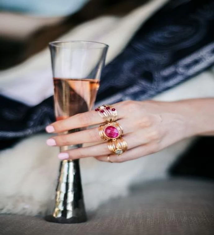 Torrey Ring In Gray Druzy 7 Torrey Ring In Gray Druzy - Image 5