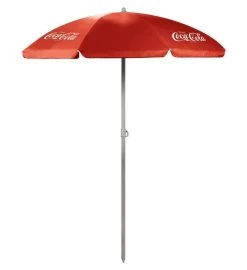Enjoy Coca-cola - 5.5 Ft. Portable Beach Umbrella -Gift Promotion Store mk012270alt viewc