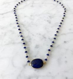Mrs. Parker Endless Summer Necklace Sapphire In Gold -Gift Promotion Store mk012293x 2