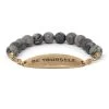 Semi Precious Stone Stretch Bracelet - Be Yourself -Gift Promotion Store mk012356x