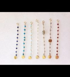 Semi-precious Bead Necklace Extender - Labradorite -Gift Promotion Store mk012442alt viewc