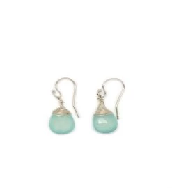 Jill Short Drop Earring In Chalcedony -Gift Promotion Store mk012601x