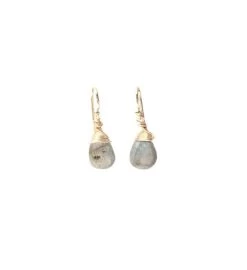 Jill Short Drop Earring In Labradorite