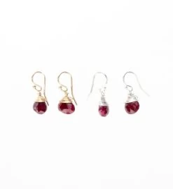 Jill Short Drop Earring In Ruby -Gift Promotion Store mk012630x