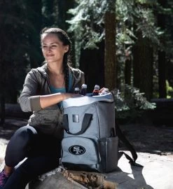 NFL On The Go Roll-top Cooler Backpack -Gift Promotion Store mk012714alt viewc