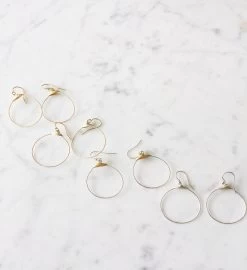 The Small Featherweight Hoop Earrings -Gift Promotion Store mk012742alt viewc