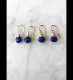 Jill Short Drop Earring In Sapphire -Gift Promotion Store mk012755alt viewc