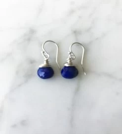 Jill Short Drop Earring In Sapphire -Gift Promotion Store mk012755x
