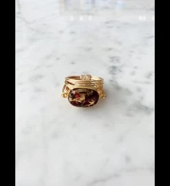 Torrey Ring In Red Mojave Copper Turquoise -Gift Promotion Store mk012760alt viewc