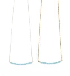 The Michelle Bead Bar Chalcedony Necklace -Gift Promotion Store mk012769alt viewc