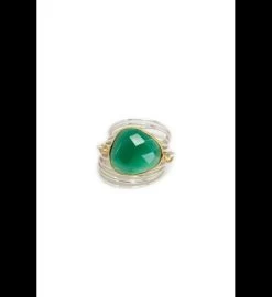 Torrey Ring In Green Onyx -Gift Promotion Store mk012776alt viewc