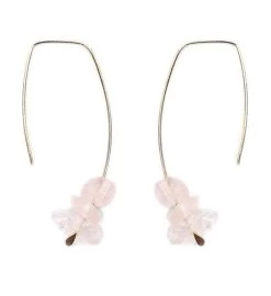 'bride' Beaded Pearl Dangle Earrings -Gift Promotion Store mk012898x