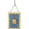 English Judaica Home Blessing Hanging Wall Ornament W/ Matashi Crystals -Gift Promotion Store mk012926x