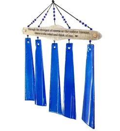 Memorial Whitewashed Driftwood Sun Catcher Wind Chime -Gift Promotion Store mk012932alt view2c