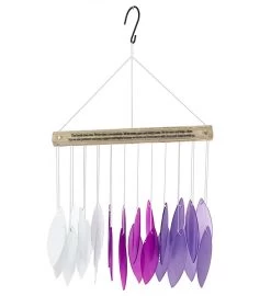 Memorial Stained Glass Purple Wind Chime Sun Catcher Combo -Gift Promotion Store mk013489x 2