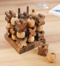 Novica Wood Game -Gift Promotion Store mk014428alt view2c