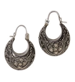 Novica Sterling Silver Hoop Earrings -Gift Promotion Store mk014475x 1