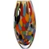 Novica Carnival Confetti Handblown Art Glass Vase 2 Novica Carnival Confetti Handblown Art Glass Vase -Gift Promotion Store mk014503x