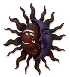 Novica Romantic Duality Steel Wall Art -Gift Promotion Store mk014523x 2