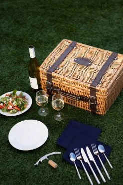 College Champion Picnic Basket -Gift Promotion Store mk015152alt view2c