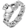 Women's Celtic Knot Claddagh Stainless Steel Ring -Gift Promotion Store mk015705x