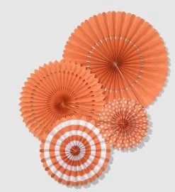 Tropical Coral Party Fans -Gift Promotion Store mk016891x 2