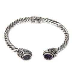 Novica Bali Splendor Amethyst Cuff Bracelet -Gift Promotion Store mk016971x 2