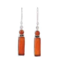 Novica Radiant Allure Carnelian Dangle Earrings -Gift Promotion Store mk016985x 1