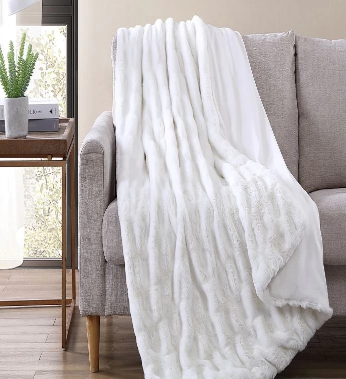 Juniper Faux Fur 50" X 70" Throw 4 Juniper Faux Fur 50" X 70" Throw - Image 2