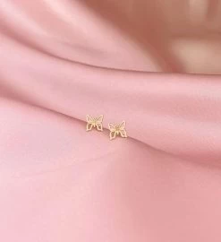 Butterfly Studs -Gift Promotion Store mk017420alt view3c