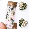 Variegated Monstera Albo Stud Earring 18k Gold -Gift Promotion Store mk017704x