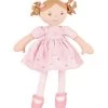 Amelia Lt. Brown Hair Doll In Pink Linen Dress With Display Box -Gift Promotion Store mk017990x
