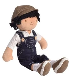 Joe- Boy Doll In Dungaree And Cap -Gift Promotion Store mk017991alt viewc