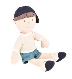 Jasper - Boy Doll In Blue Short -Gift Promotion Store mk017993alt viewc