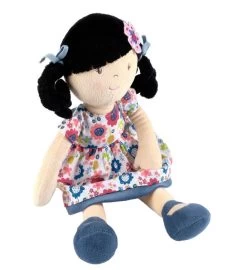 Lilac - Black Hair With Blue Floral Dress 8 Lilac - Black Hair With Blue Floral Dress -Gift Promotion Store mk018000alt viewc