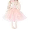 Marcella The Bunny In Ballerina Tulle Netting Pink Dress -Gift Promotion Store mk018001x