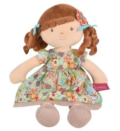 Summer - Brunette Hair With Orange Floral Dress -Gift Promotion Store mk018004x 2