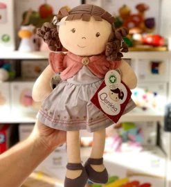 Rose - Organic Doll With Brown Hair -Gift Promotion Store mk018102alt viewc
