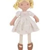 Priscy Blonde Haired Doll In White Linen Dress With Display Box 2 Priscy Blonde Haired Doll In White Linen Dress With Display Box -Gift Promotion Store mk018103x